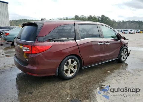 2018 Honda Odyssey Exl z USA, uszkodzony, nr VIN 5FNRL6H75JB097041